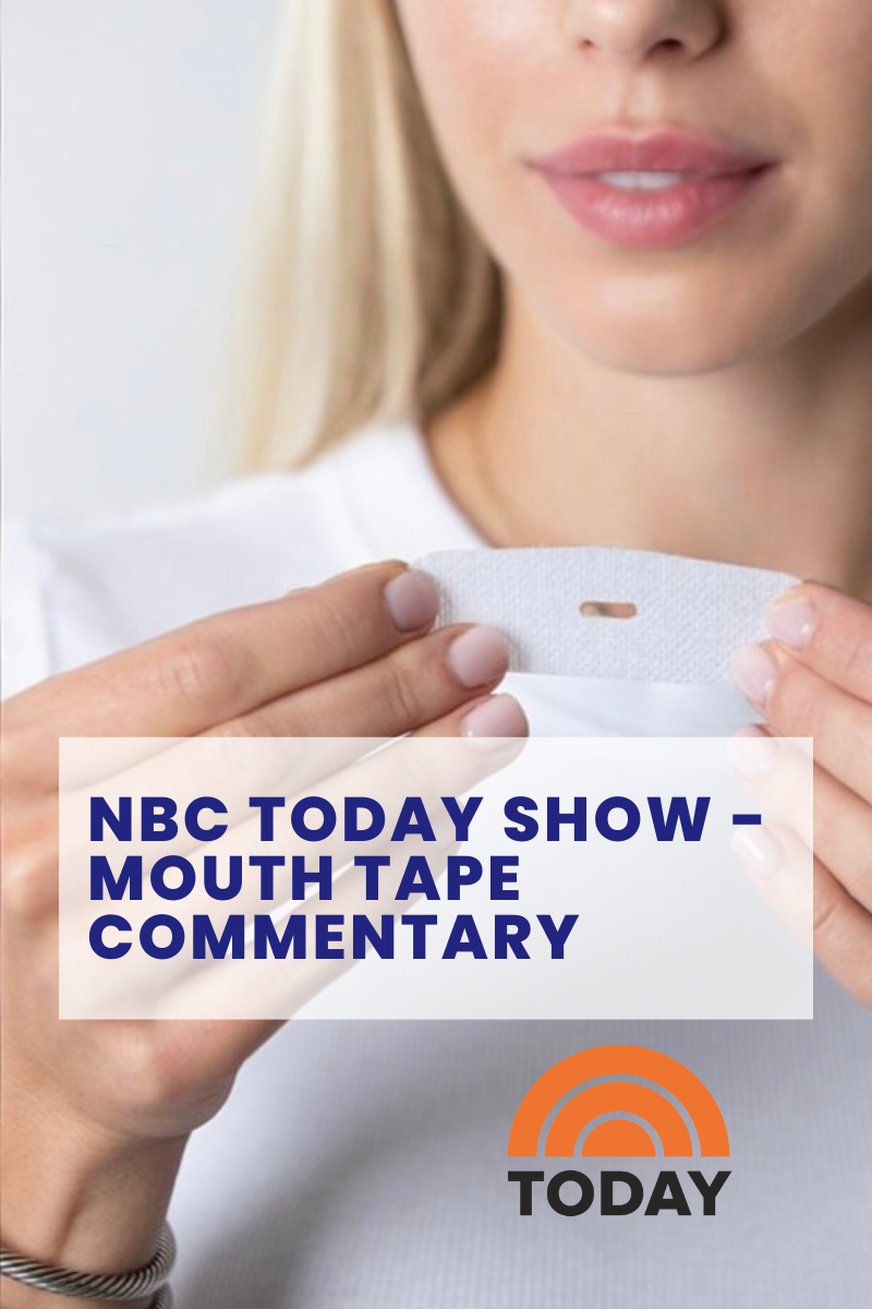Benefits of mouth taping as seen on NBC's The Today Show