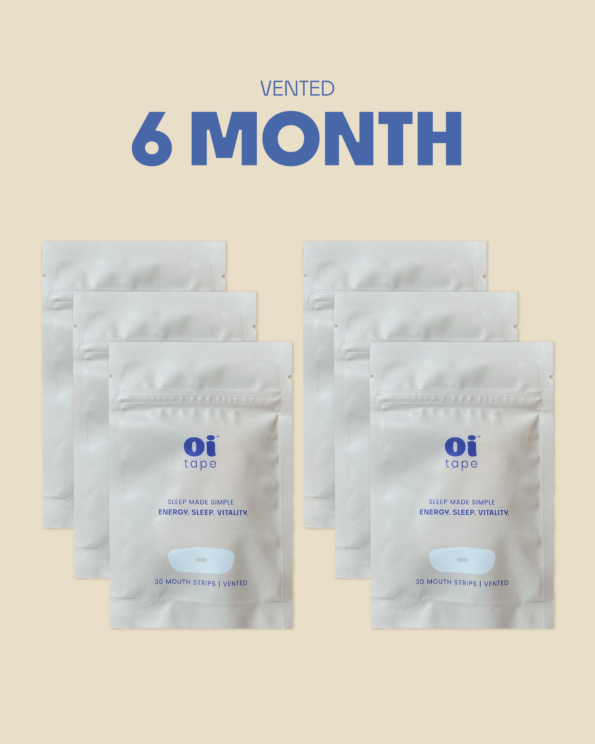 oi tape™ Vented 6-Month Supply