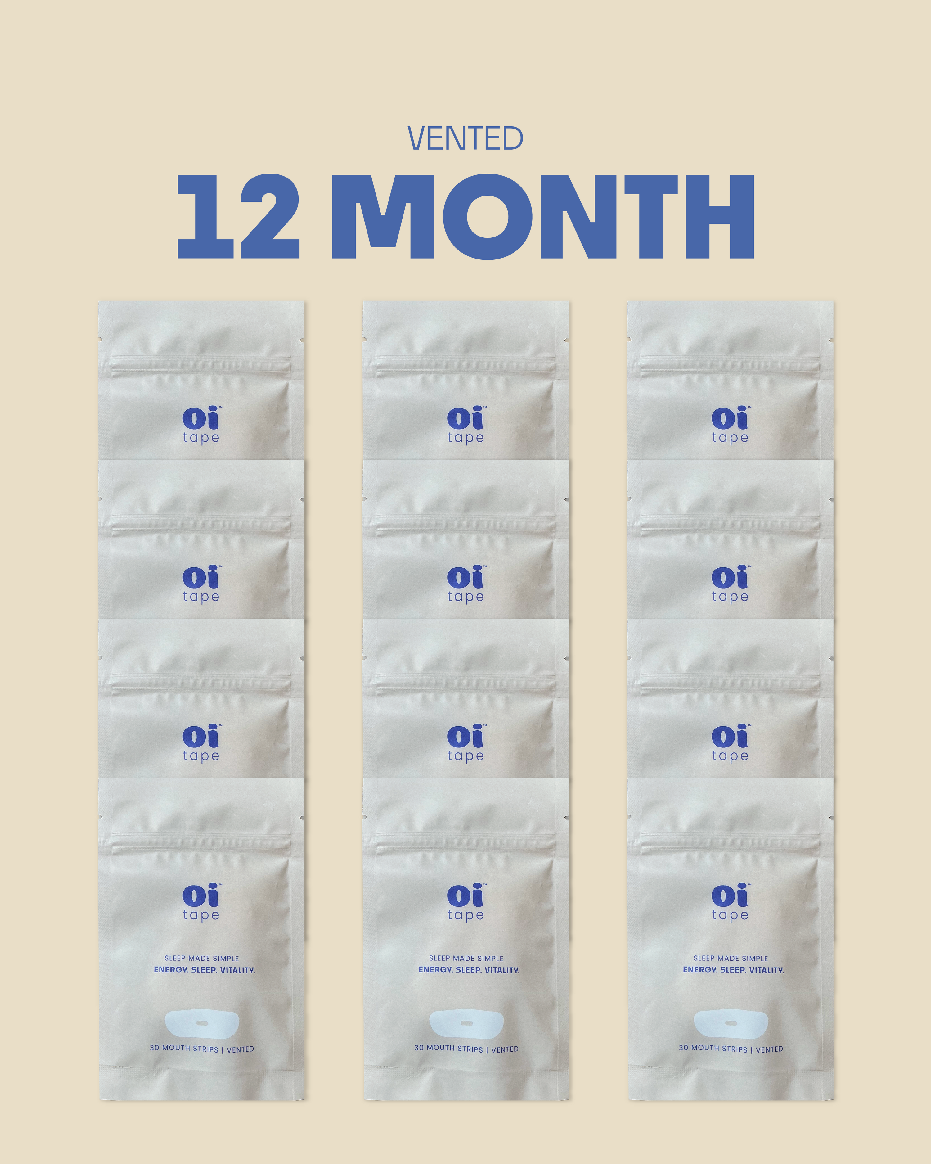 oi tape™ Vented Year Supply