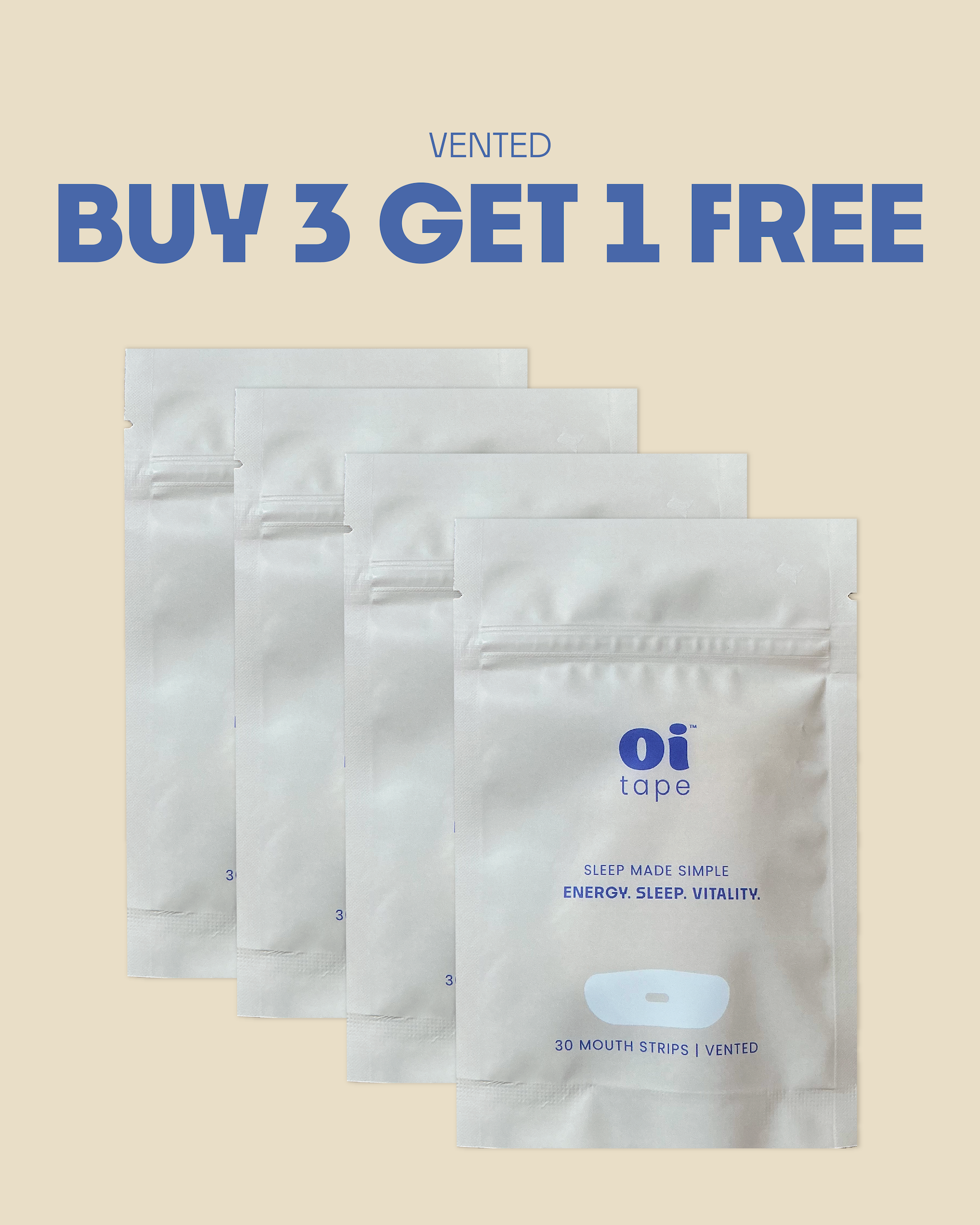oi tape™ Vented Buy 3 Get 1 Free